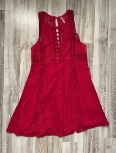 Free People Where Ever You Go Sleeveless Crochet dress 4 - Picture 1 of 6