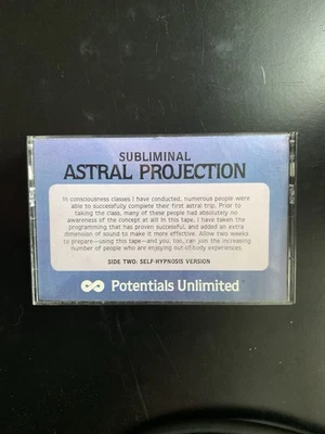 Potentials Unlimited Astral Projection Subliminal Cassette Tape - Imagem 1 de 4