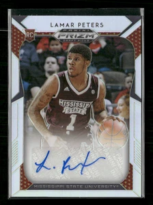 2019-20 Prizm Draft #125 Lamar Peters Draft Picks Prizm Silver RC Auto - Picture 1 of 2