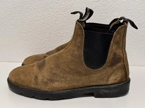 Blundstone Herren Chelsea Stiefel Braun Wildleder Leder Gr. 9,5 L Klassisch 1911 2406 - Bild 1 von 16