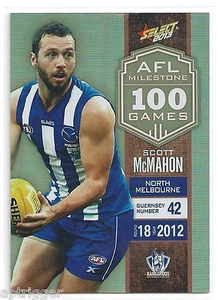 2013 Champions AFL Milestone Game (MG49) Scott McMAHON North Melbourne - Bild 1 von 1