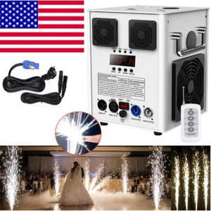 700W Cold Spark Firework Machine DMX Stage Effect Wedding DJ Event Party - Picture 1 of 17