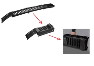 1Pk Who-Rae 2 in 1 Multi USE Foldable Steel Ramp Folding Ramps Brand New - Picture 1 of 3