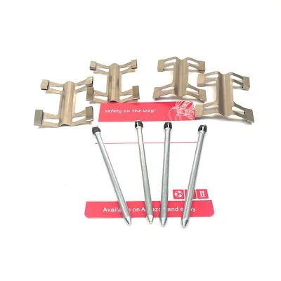 Kit de ferragens de mola de freio dianteiro kA029 EUA para pinça AUDI R8 8 potes 11733030 - Imagem 1 de 3