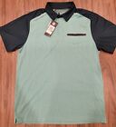 NWT Under Armour Tour tips Polo shirt Batik Green Mens Size Large