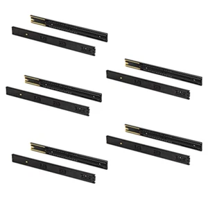 Emuca - Guide per cassetti con cuscinetti a sfera 45mmx600mm, Set di 5 coppie di - Foto 1 di 1
