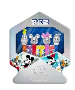 Disney 100 Years of Wonder- PEZ Collectors Tin - 4 dispensers included- (49.3g) - Picture 1 of 1