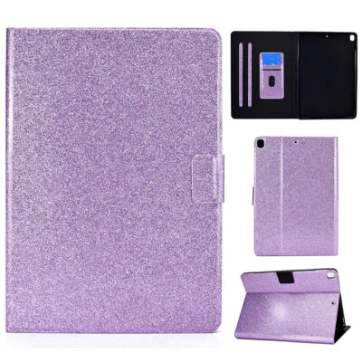 Funda con soporte de cuero brillante para iPad 6th 5th/Mini 1 2 3 4 5 7.9"/Pro 10.5" Foto 1 de 4