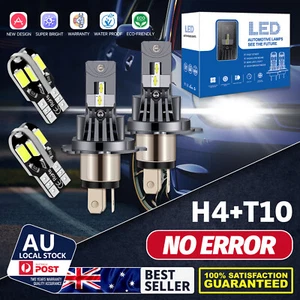 NEW H4+T10 LED Headlight CANbus replacement halogen For Ford Courier 1999-2006 - Picture 1 of 24