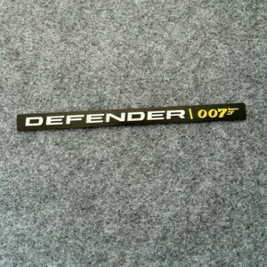 LandRover Defender 007 Rear Liftgate Letter Badge Premium Metal Nameplate Emblem - Picture 1 of 4