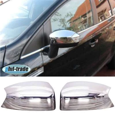 Calotte specchietti in acciaio inox adatte per FORD KUGA I | C-MAX II | S-MAX I | GALAXY II - Immagine 1 di 3