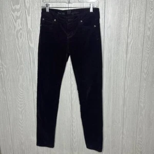 Kut From The Kloth Dark Purple Corduroy Diana Skinny pant Size 2 - Picture 1 of 3