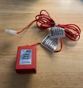 NIKKO 1294 4 Hour Quick Charge R/C Battery Charger Adapter GS-1290 12vdc 200mA - Picture 1 of 2