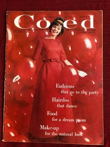 retro Co-ed Magazine NOVEMBER 1963 vintage college age teen magazine - Picture 1 of 6