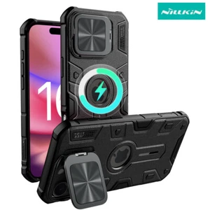 Custodia posteriore magnetica NILLKIN CamShield supporto obiettivo per iPhone 16 Pro Max - Foto 1 di 26
