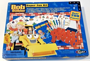 Bob the Builder Super Fun Kit Rubber Stamps Poster Stickers Tattoo RoseArt-READ! - Picture 1 of 14