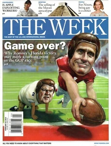 THE WEEK Magazine February 10 2012 Mitt Romney Mayan Apocalypse Cynthia Nixon - Picture 1 of 1