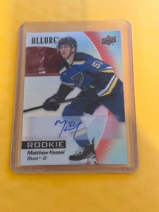 2023-24 UPPER DECK ALLURE ROOKIE RED RAINBOW AUTO MATTHEW KESSEL - Picture 1 of 1