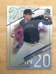 2020 Bowman Draft Chrome Emerson Hancock 20 in 20 Refractor /250 - Picture 1 of 2