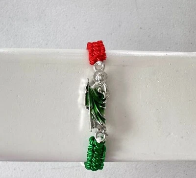 Красный и белый браслет San Judas  - Изображение 1 из 4