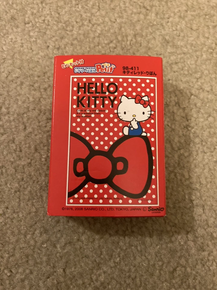 Quebra-cabeça Hello Kitty Yanoman 204 peça extra pequena do Japão RARO - Imagem 1 de 4