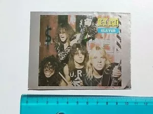 Klebstoff Slayer Hm Heavy Metall Sticker Autocollant Vintage 80s Original - Bild 1 von 1