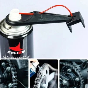 Motorcycle Chain Oiler Spray Lubricant with Straw Holder for Precise Gear Care - Picture 1 of 23