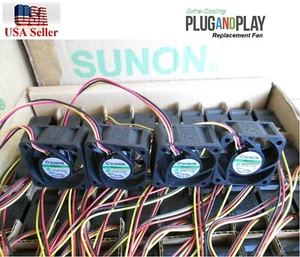Versión silenciosa! Kit de ventilador Cisco SG300-52MP 4x Sunon 13~18dBA ruido mejor red doméstica - Imagen 1 de 6