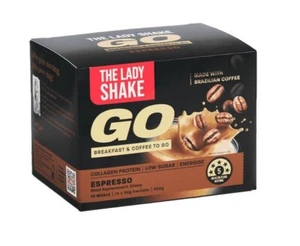 The Lady Shake Go Espresso 56g x 10 Sachets - Picture 1 of 1