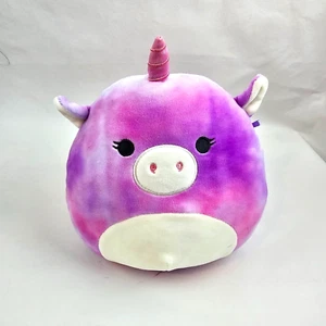 Lola Squishmallow 12" Pink Purple Tie Dye Unicorn Stuffed Plush Kids Toy Kawaii - Picture 1 of 9