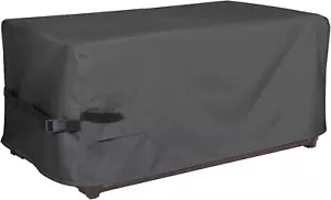 Patio Deck Box Storage Cover - 600D Outdoor Waterproof Tear Resistant Rectangula - Picture 1 of 12