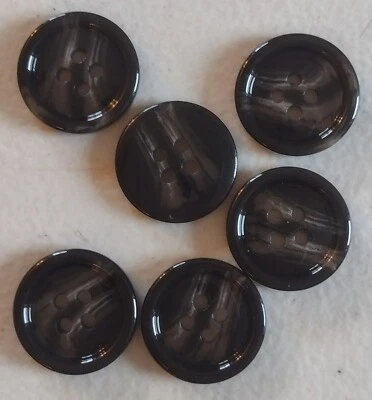 7/8" Brown Heavy Craft/Clothing Buttons - Image 1 of 4
