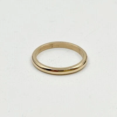 14K Yellow Gold Plain 2.25mm Wedding Band Ring Size 6.5 [2.18g] (LO1010007) - Image 1 of 4