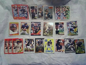 22 1987-94 CHICAGO BEARS FOOTBALL CARD LOT,Walter Payton,Butkus,Perry,Urlacher, - Picture 1 of 4