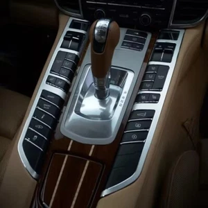 Pegatina de ajuste de botón del panel de cambio de marchas de control central para Porsche Panamera 2010-16 - Imagen 1 de 6