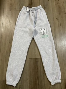 Boohoo Sweat Pants For Womens Drawstring Loose With Pockets Size S - Picture 1 of 5
