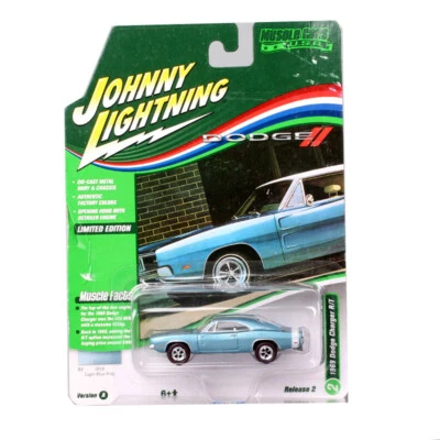 Johnny Lightning 1/64 Mini 1969 Dodge Charger R/T 1969 Diecast Muscle Car Modelo Foto 1 de 4