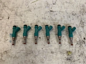 2010-2012 LEXUS RX350 FUEL INJECTOR SET OF 6 INJECTORS OEM 10 11 12 - Picture 1 of 12