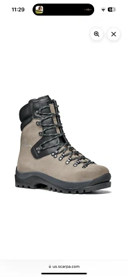 Bota de fuego Scarpa para hombre talla 10 Foto 1 de 4