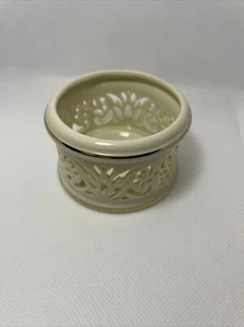 Lenox Piercing China Votivhalter mit Zertifikat hat 24k Goldrand - Bild 1 von 5