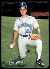 1989 Mother's Cookies Seattle Mariners Omar Vizquel Seattle Mariners #15