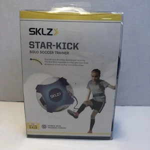 Star-Kick Solo Soccer Trainer SKLZ Black Blue Ball Control Touch Reaction Time - Picture 1 of 7