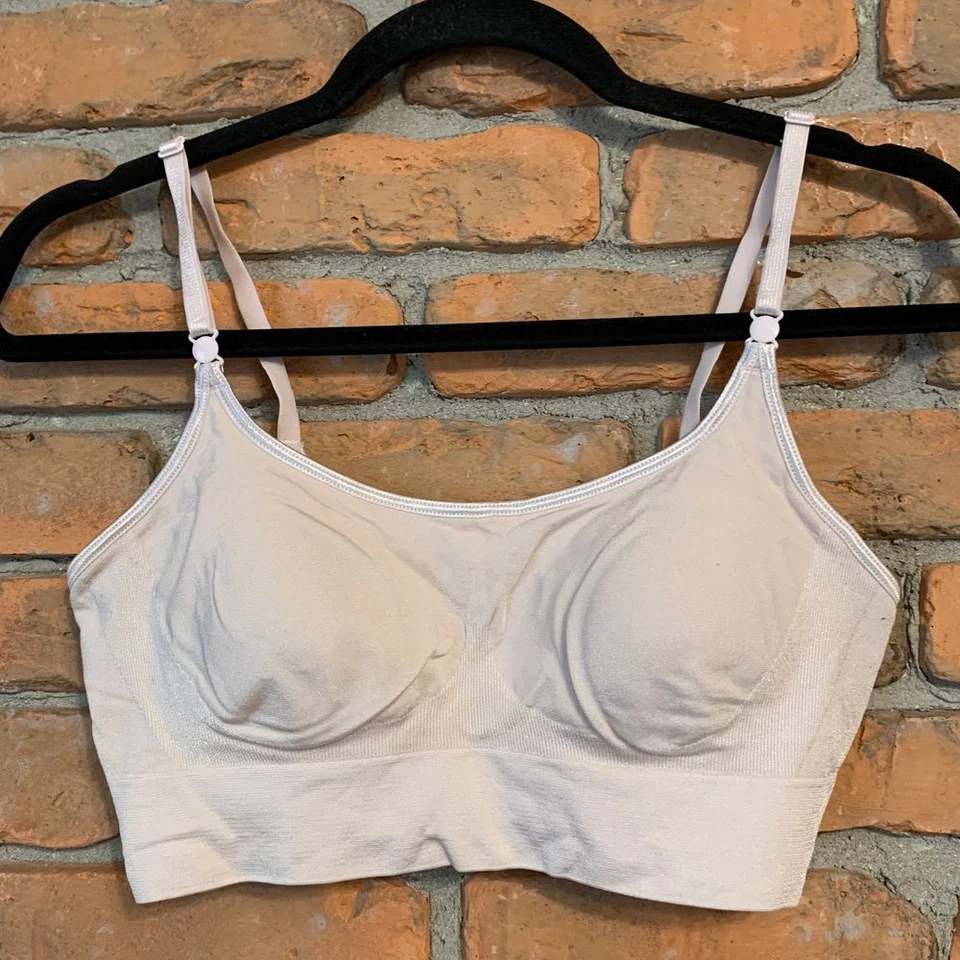 Warners Womens Small Bra RM0911A Beige Easy Does It Comfort Band Wireless Lined - Image 1 of 4