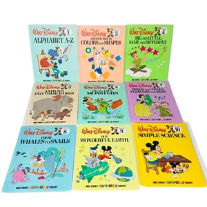 1983 Walt Disney Fun to Learn Library 14 Book Set- Missing 2, 13, 18, 19 NICE! - Picture 1 of 7