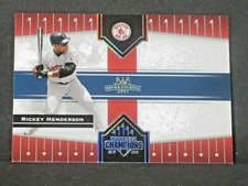 Rickey Henderson 2005 Donruss Champions Impressions #313 Boston Red Sox Parallel