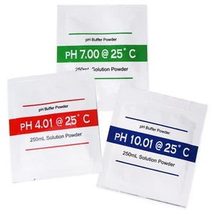 PH METER BUFFER SOLUTION POWDER PRECISE CALIBRATION- pH4.01 / pH7.0 / pH10.018 - Picture 1 of 6