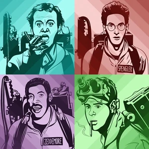 Ghostbusters Pop Art Ltd. Ed. Fine Art Print signiert von John Lathrop - Bild 1 von 7