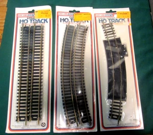 Life Like Curved Straight Terminal HO Track 8600/8601- 4 Pack, 8621 1 each. NOS - Picture 1 of 2