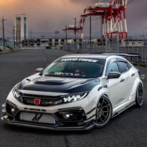 Lambor Style LED Front Headlights For 10th Gen Honda Civic 2016-2021 Head Lamps - Imagen 1 de 17