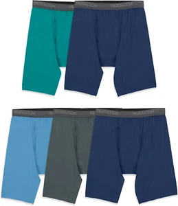 Fruit of the Loom Men'S Micro Stretch Boxer Briefs, Designed to Move with You, L - Picture 1 of 12